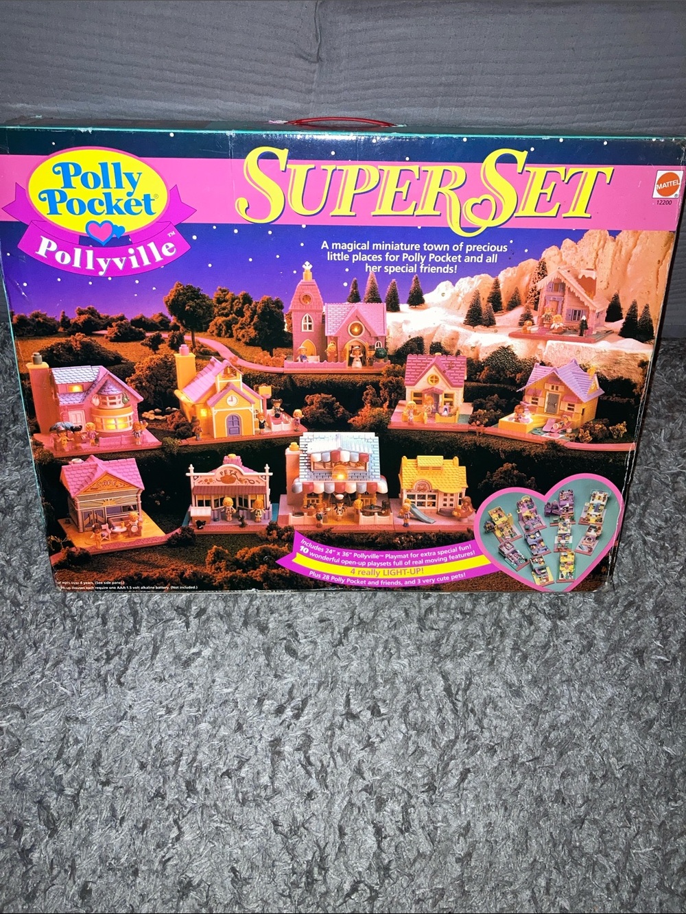 Pollyville SuperSet - original box 1990’s box only Mattel 12200